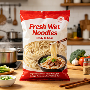 Délicieuses Nouilles Udon Fraîches <span class=keywords><strong>et</strong></span> Humides de Blé Dur, Prêtes à Consommer, Cuites, Non Frites, Saines, Faible en Gras, Lot en Gros - Product Image 6