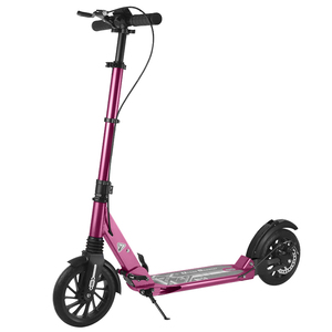 <strong>Kids</strong> Foldable Aluminum Alloy Foot <strong>Scooter</strong> Two PU Wheels Lightweight Outdoor <strong>Luggage</strong> Front/Rear Shock Absorption for Children - Product Image 1