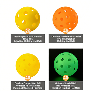 Balles de pickleball SolarGlow sans couture, moulées à chaud, pour les tournois, pratique, boîte de 6 unités - Product Image 5