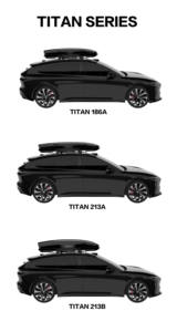 Box da Tetto per Auto ROAHTRIP RT-TITAN213B Americano, Sportivo, in ABS+PC, Impermeabile, Apertura Bilaterale, Chiusura Rapida, Striscia Sigillante (450L/16Cuft) - Product Image 6