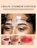 Natureess pâte de mise en forme des sourcils blancs, maquillage permanent, pâte de microblading, pâte de cartographie, outil de coloration des sourcils, pâte à sourcils