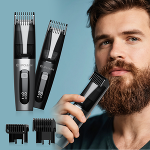 Recortadora de Barba Eléctrica Impermeable con Cuchilla de Cerámica, Afeitadora Masculina con Pantalla LCD - Product Image 2