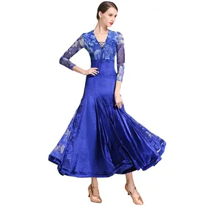 Internationale Standaard Ballroom Dans Jurk Vrouwen Waltz Rode Jurk Fringe Dance Dragen Moderne Dans Kostuums flamenco jurk