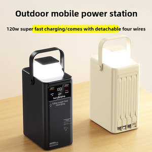 Batterie externe d'extérieur pour camping, téléphone, tablette, charge rapide PD 3.0, Powerbank 80000 mAh haute capacité, station d'alimentation pour petits appareils - Product Image 3