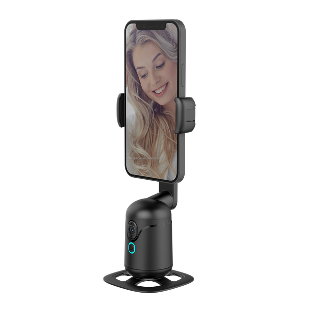 Q7 Multifunctional Smart Follow Focus Gimbal AI Vision Real-time Face Tracking 360 Endless Rotation Smart Gimbal Foldable Type C
