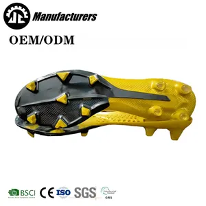 Hot sale high quality football sole expert anti slip TPU outsole sole design running outdoor soccer shoe sole