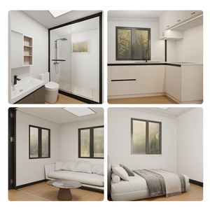 Sang trọng hiện đại 3 phòng ngủ đúc sẵn container nhà mở rộng nhà di động biệt thự cho văn phòng xây dựng ứng dụng ngoài trời - Product Image 2