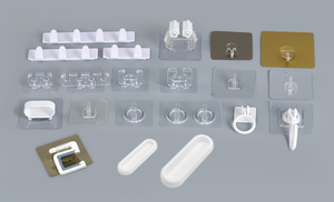 RoHs Keuken Badkamer Meubels Kunststof Zelfklevende Haakjes voor Deur RVS Hanger Wandmontage Sticker Haakjes - Product Image 6