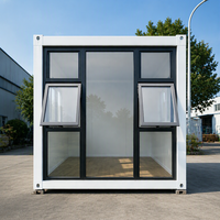 Maison conteneur de luxe respirante et pliable, style moderne et minimaliste, prête à l'emploi, pour résidence familiale, bureau, bâtiment industriel, entrepôt, hôtel