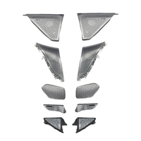 Éclairage d'ambiance intérieur de voiture lumineux, kit de rétrofit, couvercle de haut-parleur personnalisé pour BMW Série 5 G60 G68, pièces de style