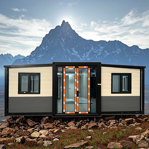 Fabbrica diretta 20ft 40ft completamente ammobiliato contenitore espandibile casa 2 camere <span class=keywords><strong>da</strong></span> letto casa <span class=keywords><strong>Mobile</strong></span> portatile in acciaio montagna <span class=keywords><strong>campeggio</strong></span> <span class=keywords><strong>Mobile</strong></span> - Product Image 5