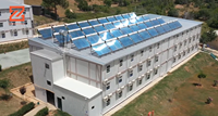 Maison conteneur modulaire préfabriquée moderne de 40 pieds Style Porto Rico Construction en acier à cadre en aluminium de 20 pieds avec panneau sandwich