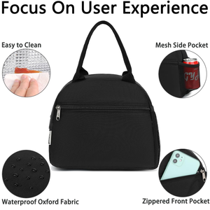 Custom Logo Portable Oxford Waterproof Lunch <b>Bag</b> for Kids Insulated Cooler <b>Bag</b> Reusable Lunch Tote <b>Bag</b> Custom logo - Product Image 4