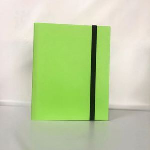 Wholesale Custom Kids Toy 9-<b>Pocket</b> PP Game Card Album A6 Size Leather Cover Sewing Binding Fits YUGIOH & MTG Cards - Product Image 3