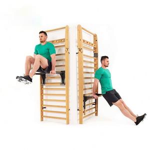 Barre Murale de Gymnastique en Bois JIAHE2011 pour Étirements Corporels, Modèle Suisse, Offre Spéciale Exportation - Product Image 3