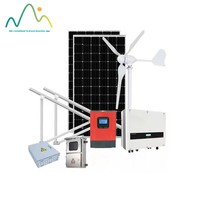 Vente en gros éolienne système hybride vertical solaire 1000w 1200w 1500w 2kw 3kw 5kw éolienne générateur avec panneau solaire