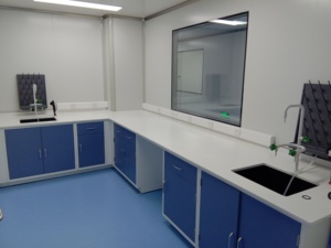 Y Tế BệNh Viện Dược phòng thí nghiệm đồ nội thất <span class=keywords><strong>L</strong></span> loại phòng thí nghiệm bên tường <span class=keywords><strong>l</strong></span>àm việc băng ghế dự bị với bồn rửa & vòi nước - Product Image 3