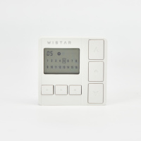 Émetteur de télécommande mural à code roulant à seize canaux avec écran LCD (WSRE203-16C)