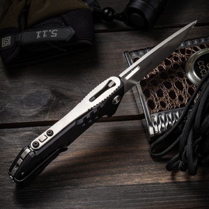 Couteau de poche personnalisable BK 830BKSSLS HK OEM DIY, manche G10, lame pliante en acier inoxydable ultra-affûtée, camping, 20,8 cm, FB145 1 - Product Image 4