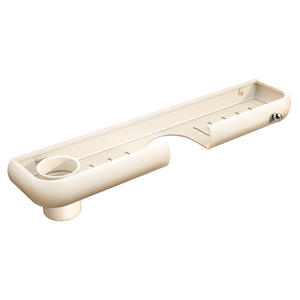 Estante de Almacenamiento para Lavabo de Baño, Estante de Esquina Montado en la Pared, Rectangular, de Aleación de Aluminio, Duradero, Sin Necesidad de Perforación - Product Image 2