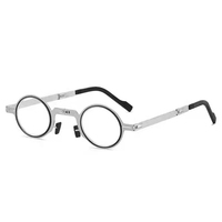 Lunettes de lecture flexibles pour femmes, monture carrée en métal avec étui, autocollant portable pour téléphone, vente en gros