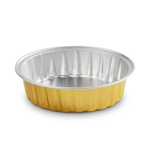 Boîte ronde en aluminium pour gâteau au fromage <span class=keywords><strong>basque</strong></span>, adaptée au four, à la friteuse à air, boîte d'emballage, vente en gros disponible - Product Image 5