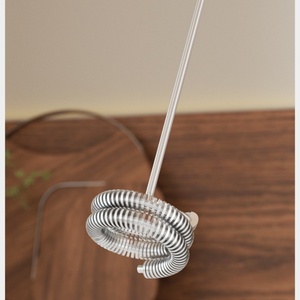 Espumador de Leche Eléctrico Recargable <span class=keywords><strong>Portátil</strong></span>, 3 Velocidades, Batidor Manual con Varilla de Acero Inoxidable para Café - Product Image 5