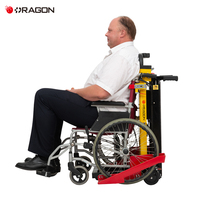 Chariot de transport électrique pour fauteuil roulant, type chenille, pour la montée d'escaliers, adapté aux personnes âgées et handicapées, pour l'accès aux escaliers, usage hospitalier et domestique