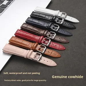 حزام ساعة من الجلد بنسيج ليونورم للبيع بالجملة للساعات الذكية والساعات التقليدية 12 *-24 * - Product Image 3