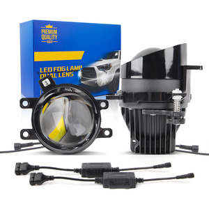 3,0 faros delanteros de lente <span class=keywords><strong>Bi</strong></span> Led 3 colores 4300K 6000K H11 faro antiniebla proyector CSP Chip de doble Color 3 pulgadas faro para Toyota FogLights - Product Image 6