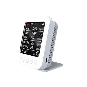 Nhiệt độ thông minh Detector <span class=keywords><strong>gas</strong></span> detectorco <span class=keywords><strong>Meter</strong></span> chất lượng không khí Màn hình Carbon Dioxide Detector cho hcho TVOC co độ ẩm trong nhà - Product Image 2