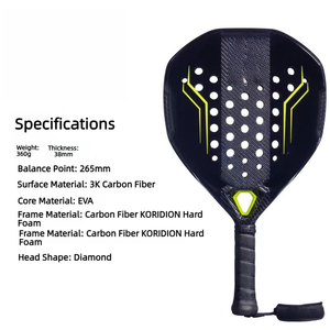<span class=keywords><strong>Raquette</strong></span> de padel en fibre de carbone T700 2025, noyau en nid d'abeille de 16 mm, durable, entraînement sportif en plein air, prise en main confortable, performance stable - Product Image 4