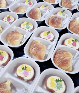 Tự nhiên phân hủy sinh học mía bã mía bữa ăn hộp cấp thực phẩm dùng một lần Hộp Ăn Trưa cho nhóm công ty bữa ăn quán cà phê Takeaway - Product Image 4