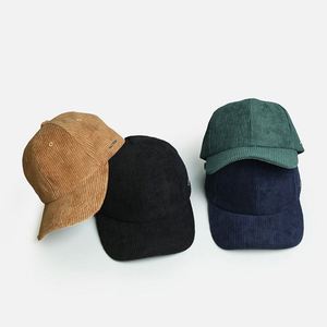 หมวกแก๊ปทรงแบน 5 ชิ้น แบบเรียบ ไม่มีลาย ผ้าคอร์ดูรอย - Product Image 3