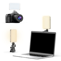 Ultra Thin120 LED Téléphone Selfie Lumière 3000Mah Rechargeable Clip Vidéo Lumière Ajustée 3 Modes D'éclairage pour Téléphone Caméra Ordinateur Portable