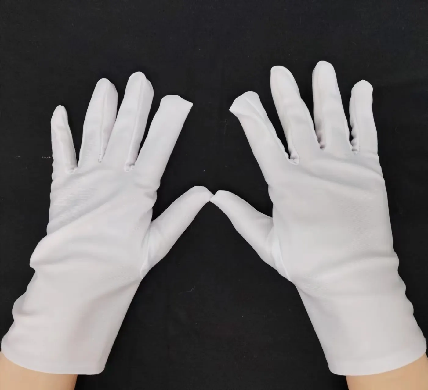 Boutique High Elasticity Spandex Gloves For Sunscreen Sweat Absorbing Gloves White Spandex Gloves