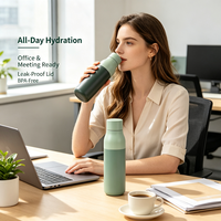 Bouteille d'eau isotherme en acier inoxydable OEM, anti-fuite, à double paroi, pour boissons chaudes, idéale pour le sport en extérieur et les voyages, vente en gros