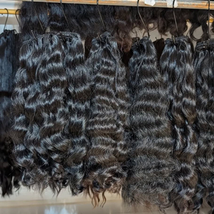 Cheveux bruts birmans vietnamiens vendeurs de cheveux en lot ondulés vierges non traités tissage de cheveux humains bruts alignés sur les cuticules vietnamiennes - Product Image 1