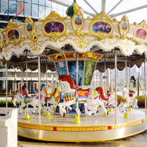 Equipo de Parque Infantil, Juegos Mecánicos de Carnaval, Carrusel Clásico Vintage para Niños, en Venta - Product Image 6