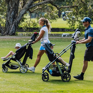 Nhà Máy Nylon tổ chức với xe đẩy em bé Golf <span class=keywords><strong>Caddy</strong></span>, hỗ trợ Crossbody mang theo xe đẩy Golf tập tin đính kèm tùy chỉnh OEM Golf Túi - Product Image 2