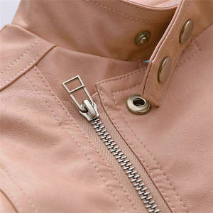 Ropa Infantil al por Mayor para Otoño, Chaqueta de Cuero Estilo Motero para Niña, de Proveedor Chino - Product Image 3