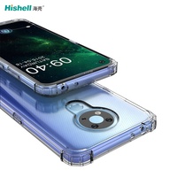 Funda transparente fina a prueba de golpes para teléfono móvil, cubierta trasera de TPU con logotipo personalizado para Nokia 3,4