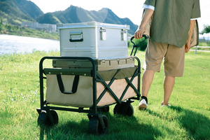 Outdoor Camping Strand Trolley Picknick Zware Draagbare Vouwwagen Kar Opvouwbaar - Product Image 5