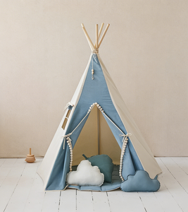 Nouvelle tente <span class=keywords><strong>tipi</strong></span> indienne à 5 poteaux en toile de coton pour intérieur, <span class=keywords><strong>tapis</strong></span> de <span class=keywords><strong>sol</strong></span> rembourré antidérapant, tente de jeu sportive géante pour bébés et enfants - Product Image 1
