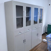 Armoire de classement de bureau en acier 4+ tiroirs avec serrure à clé, design moderne – Rangement durable, écologique et peu encombrant, couleur personnalisable à prix abordable