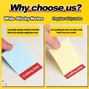 Bloc-notes autocollants ronds colorés personnalisables, 3x3, adhésifs, mignons, pour la maison, le bureau, l'école, l'apprentissage, résistants à la déchirure - Product Image 3