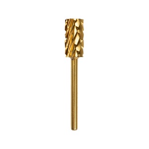 Foret à ongles en carbure de 6,60 mm à grande coupe, grains C, M, F en option, revêtement au choix, pour salon de beauté, pédicure, manucure - Product Image 4