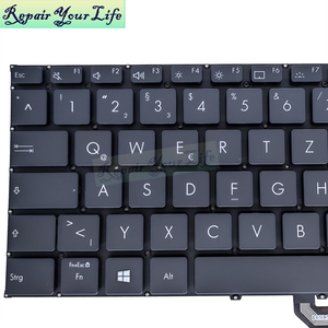 GR เยอรมันคีย์บอร์ดเรืองแสงสำหรับ <span class=keywords><strong>ASUS</strong></span> <span class=keywords><strong>Zenbook</strong></span> 14X UN5401 UM5401 UX5401 UX5401Z UX5400 UX5400Z <span class=keywords><strong>UX5400EA</strong></span> 0KNB0-4602GE00 คีย์บอร์ดใหม่ - Product Image 3