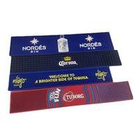 Sous-verre moderne personnalisé noir en plastique souple épaissi antidérapant jetable pour la maison et les fêtes - Accessoire de boisson en gros
