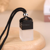 Diffuseur de parfum carré premium 8 ml pour voiture, flacon à bouchon à vis, parfum longue durée pour vernis à ongles, huile, crème de soin de la peau